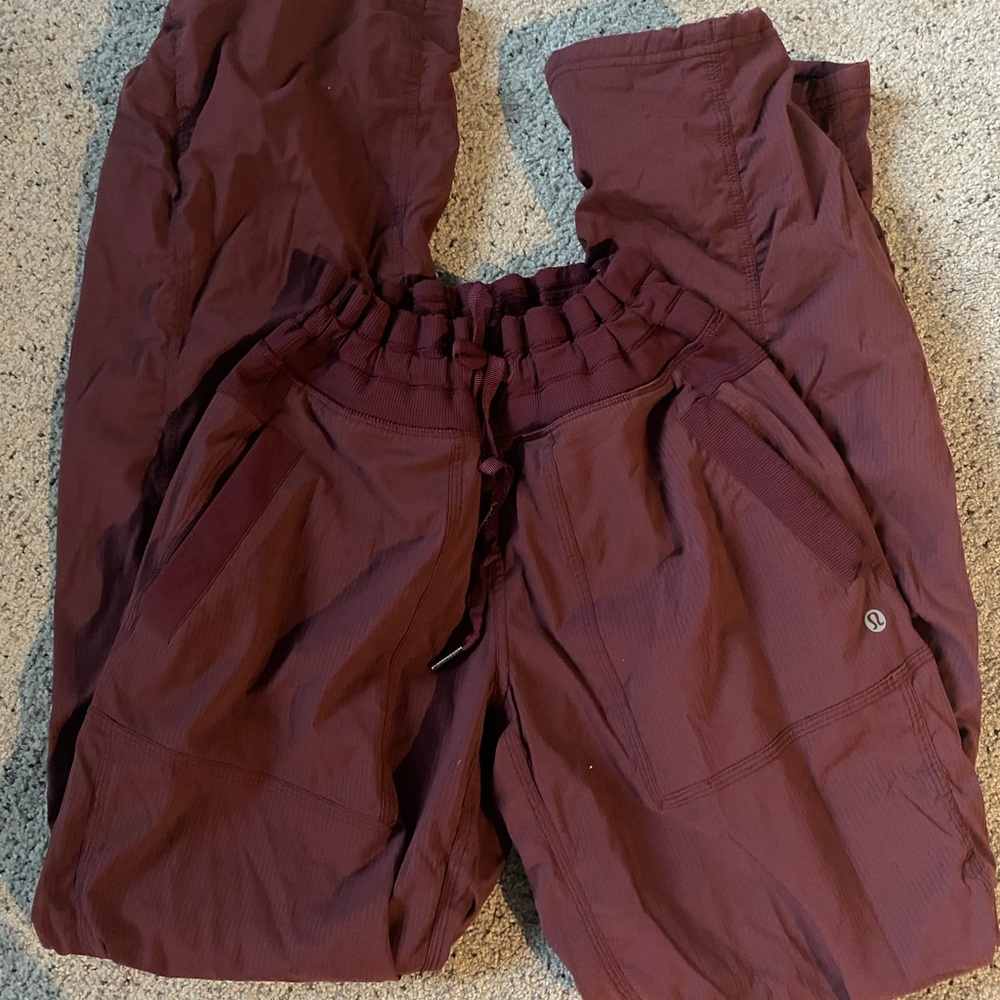 LULULEMON maroon studio pants